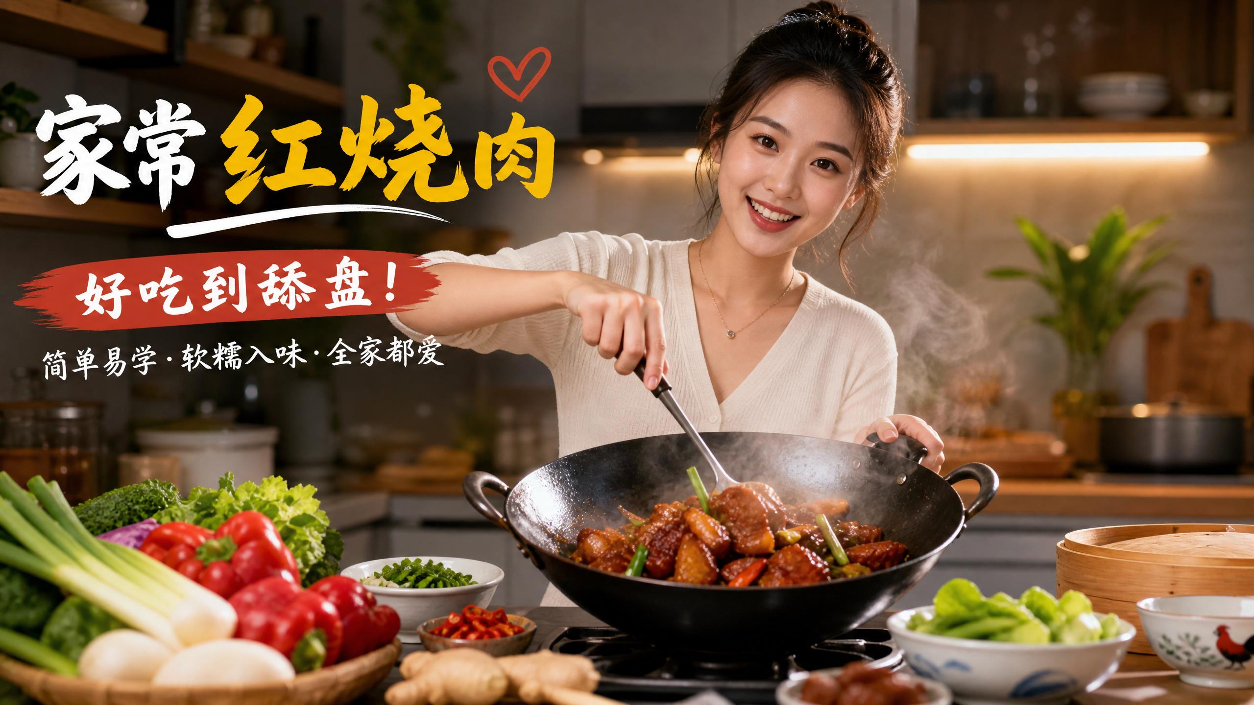 搜同网 搜同网美食 | 家常红烧肉视频教程软糯入味超下饭